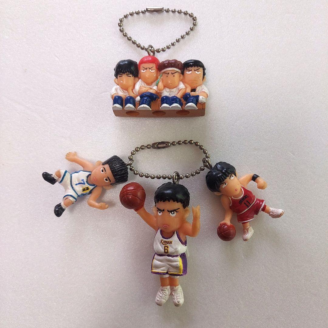 スラムダンク 赤点軍団 スラムスイング 他 フィギュア キーホルダー