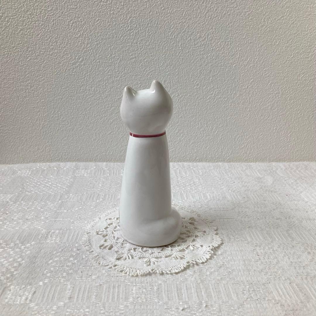 北欧ヴィンテージ　希少　ガブリエル　Gabriel　おすわり猫さんの陶製オブジェ
