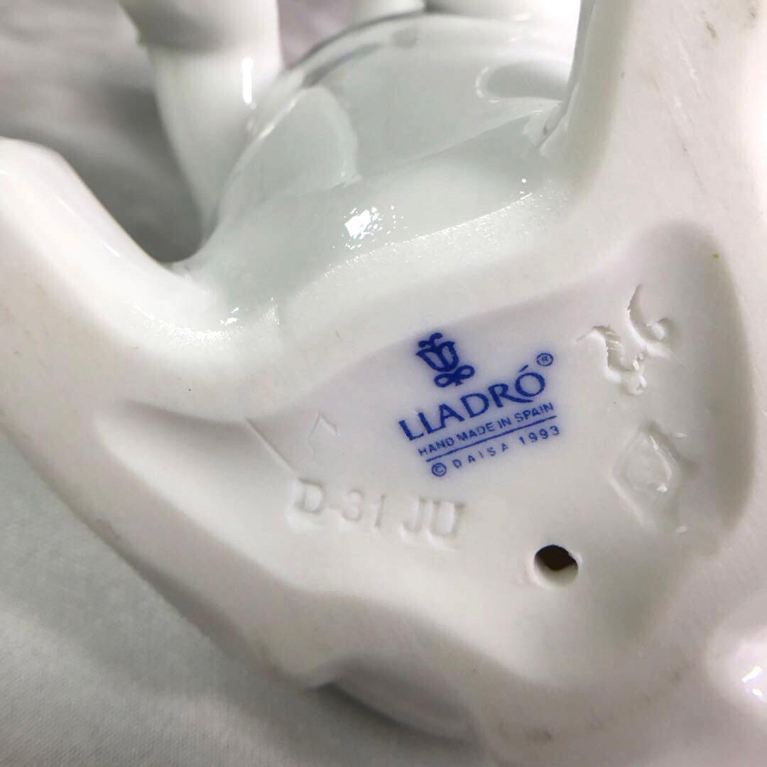 リヤドロ LLADRO 花飾りの白うさぎ フラワー ラビット ROEN joy