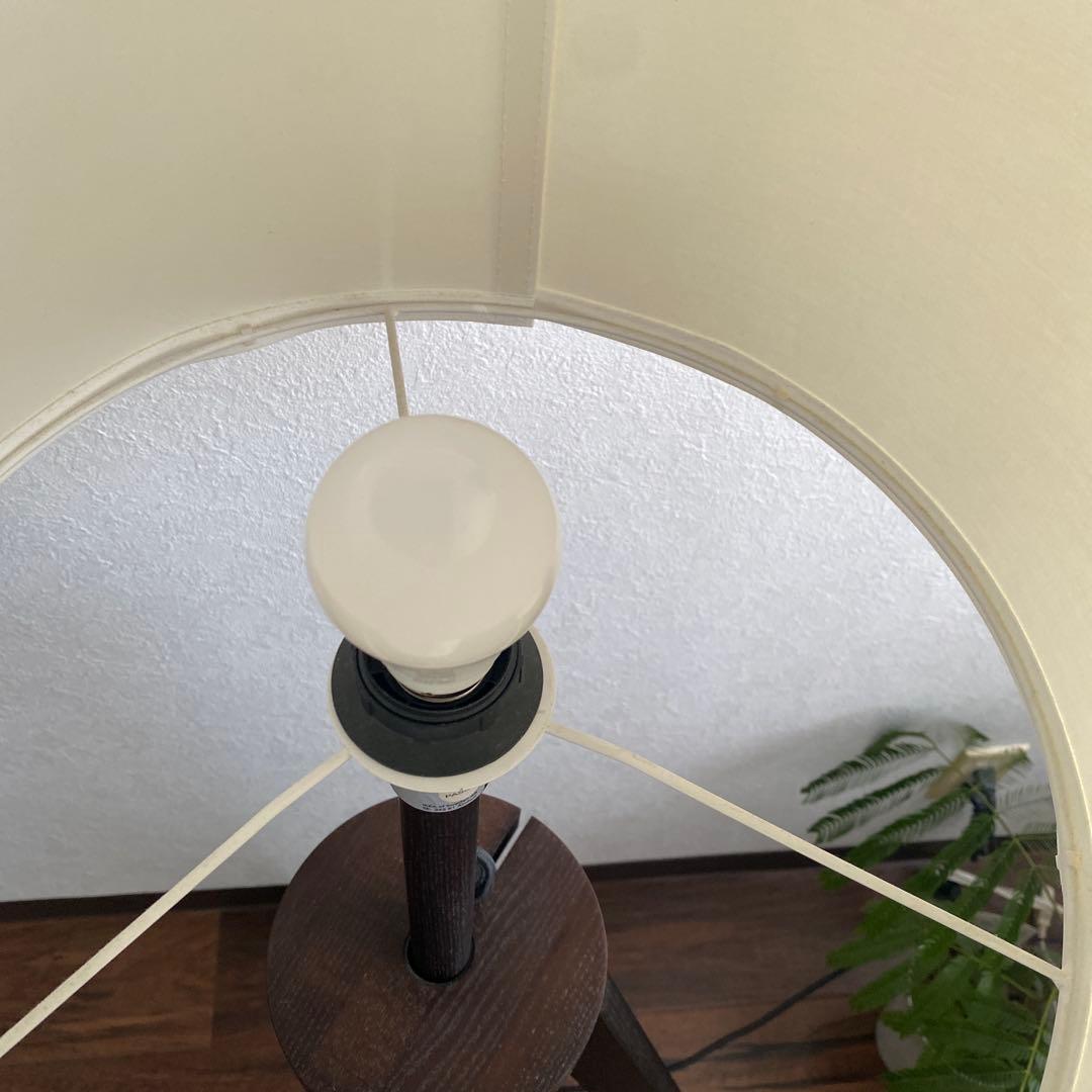 IKEA LAUTERS 木製トライポッドフロアスタンドライト