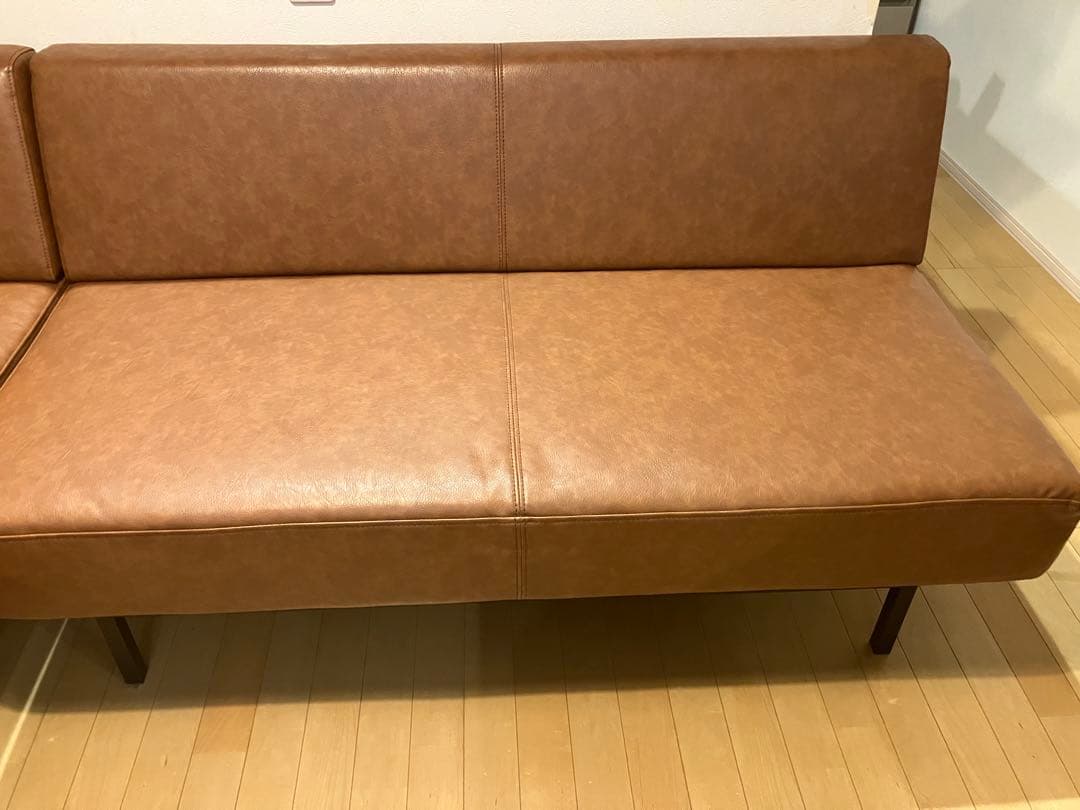 関家具　クラッシュゲート　ダイニングソファ　ソファ　L字ソフア