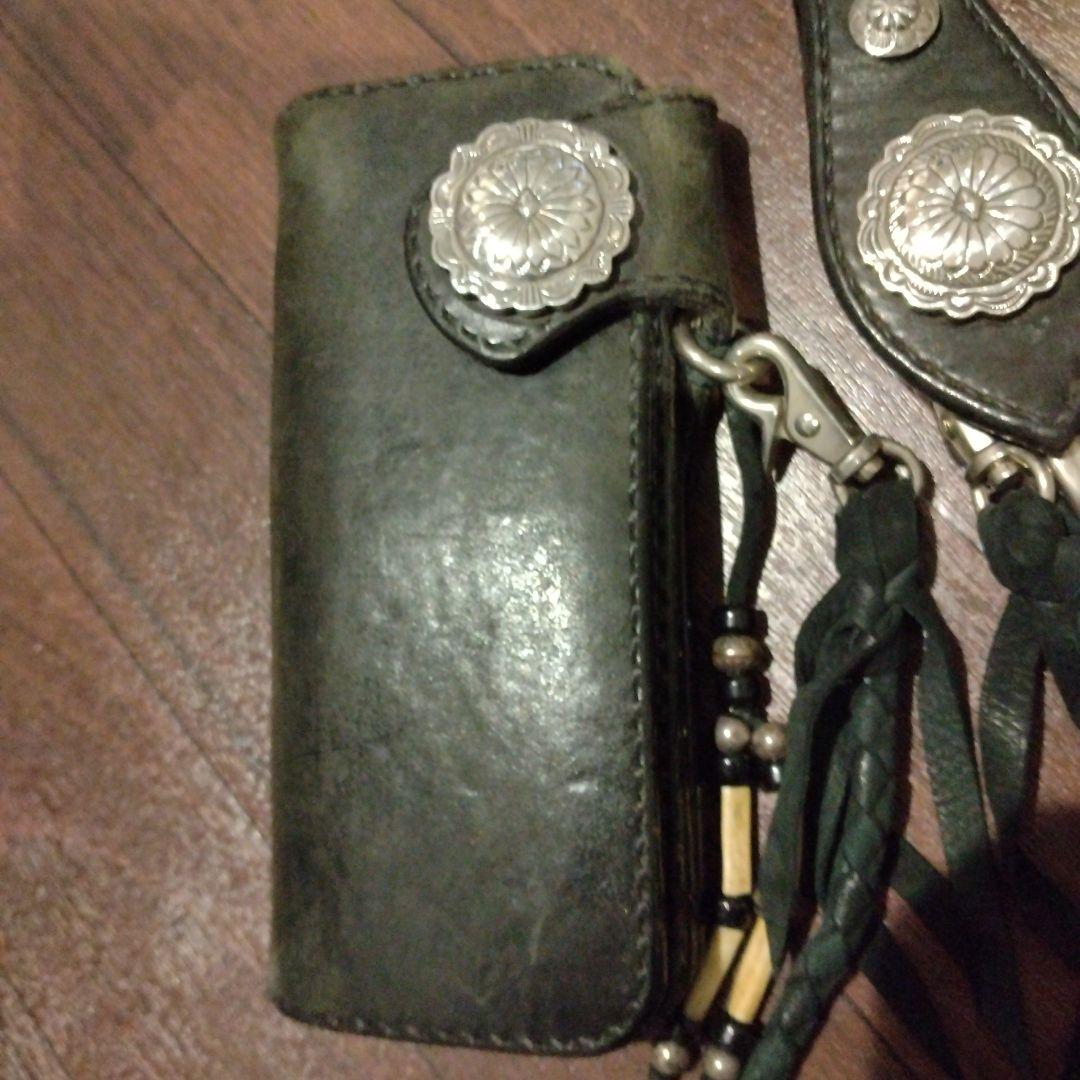 BIG TWIN バイカー用長財布 ブラック