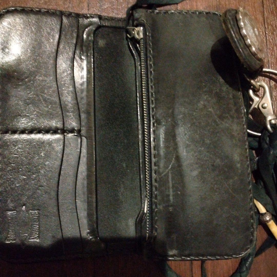 BIG TWIN バイカー用長財布 ブラック