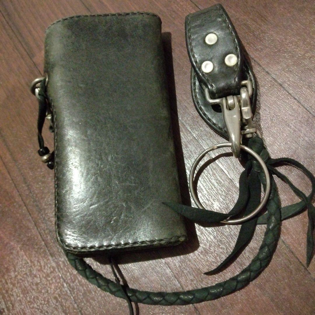 BIG TWIN バイカー用長財布 ブラック