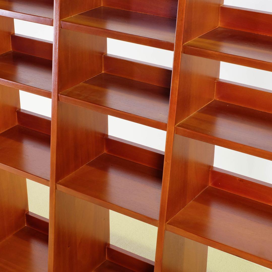 K 新品 シェルフ 飾り棚 収納棚 ディスプレイラック リビング収納 本棚 木製