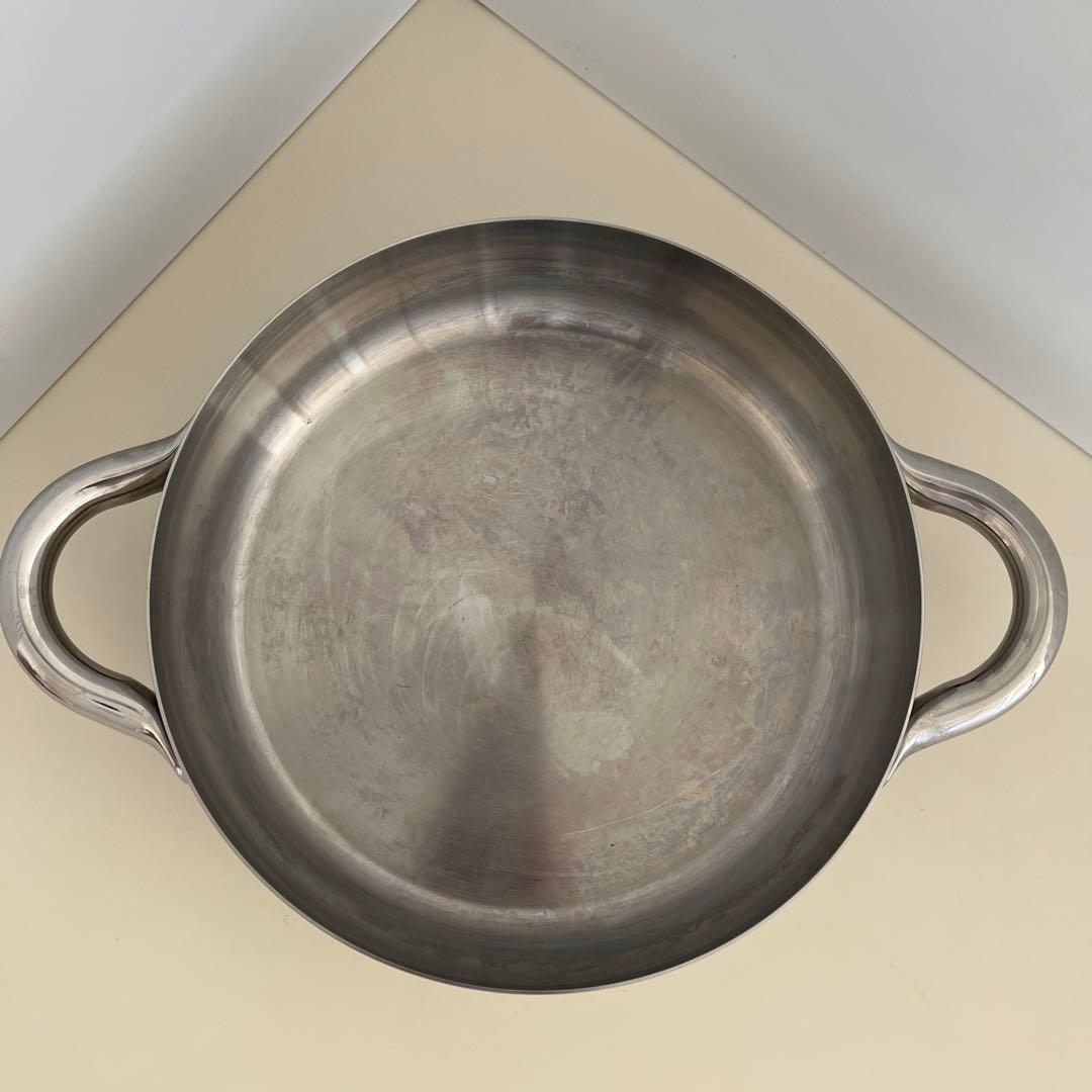 ALESSI　アレッシィ　mami　浅型　両手鍋　24cm 蓋付き