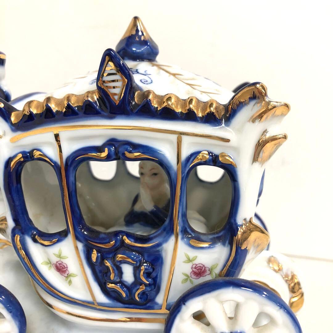 KPM フィギュリン 西洋馬車 四頭立て 西洋置物 陶磁器 - メルカリ