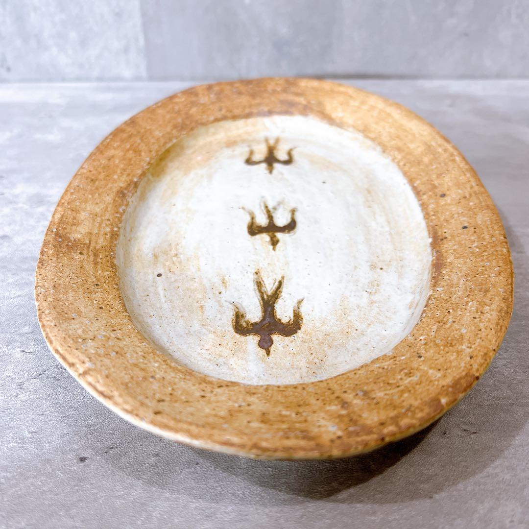 『一点物 【鳥】』石原稔久 Ishihara 皿 オーバル 21cm