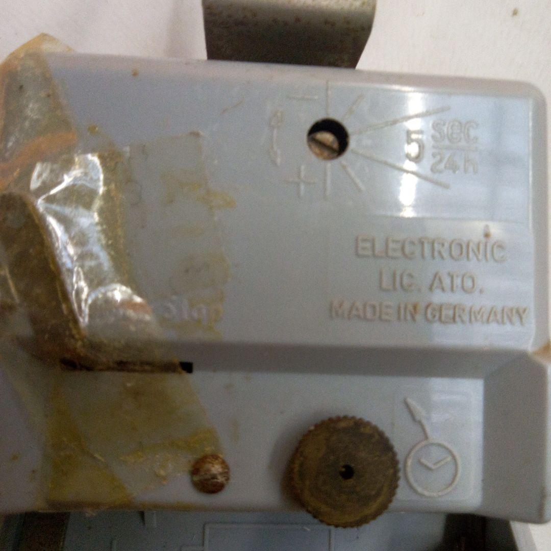 ドイツ陶製掛け時計　レトロ　ジャンク