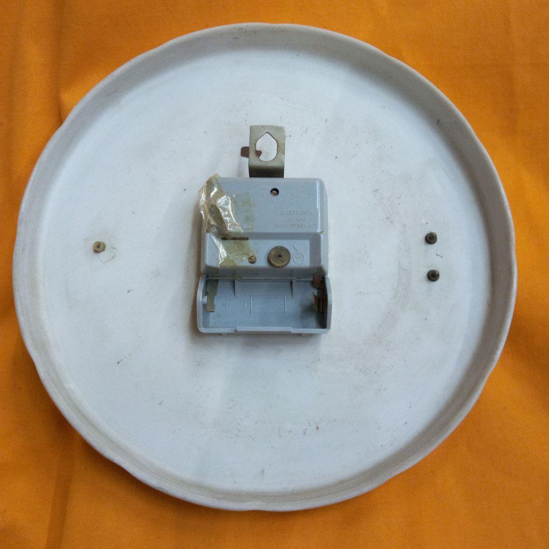 ドイツ陶製掛け時計　レトロ　ジャンク