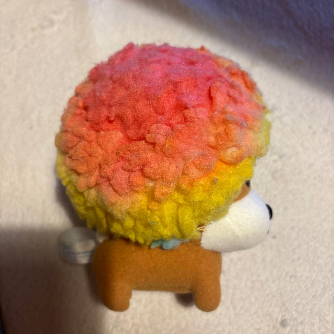 アフロ犬フレンズ ぬいぐるみ マスコット＆メモ帳希少 当時物 レトロ