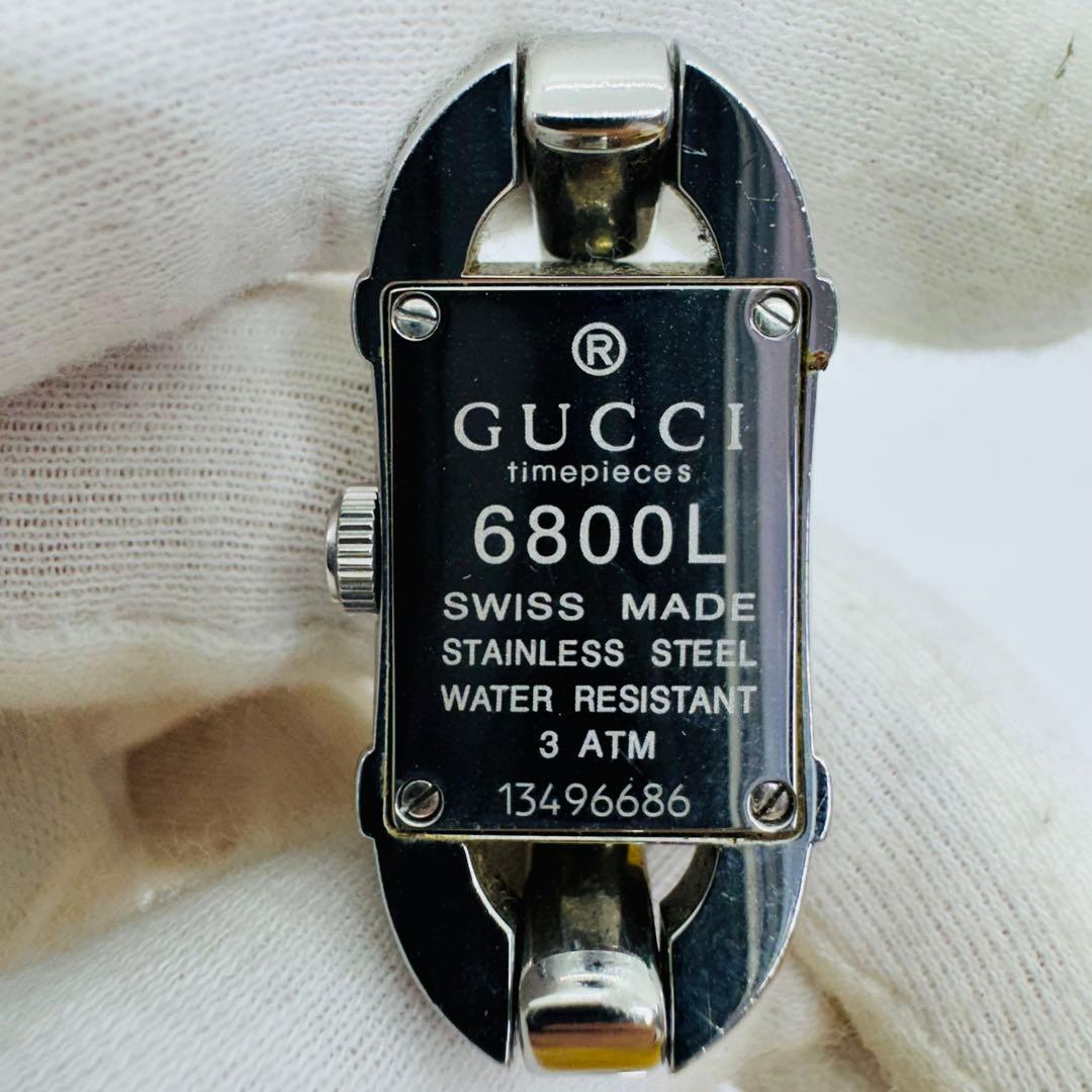 ✨GUCCI✨6800L✨WR.3ATM✨シルバー文字盤✨クオーツ✨腕時計✨