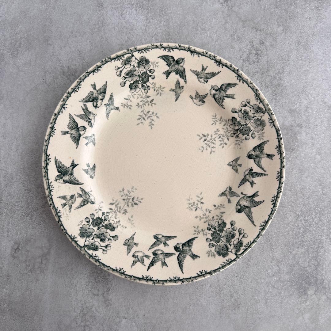 フランスアンティーク ショワジールロウ Montigny デザート皿 - メルカリ