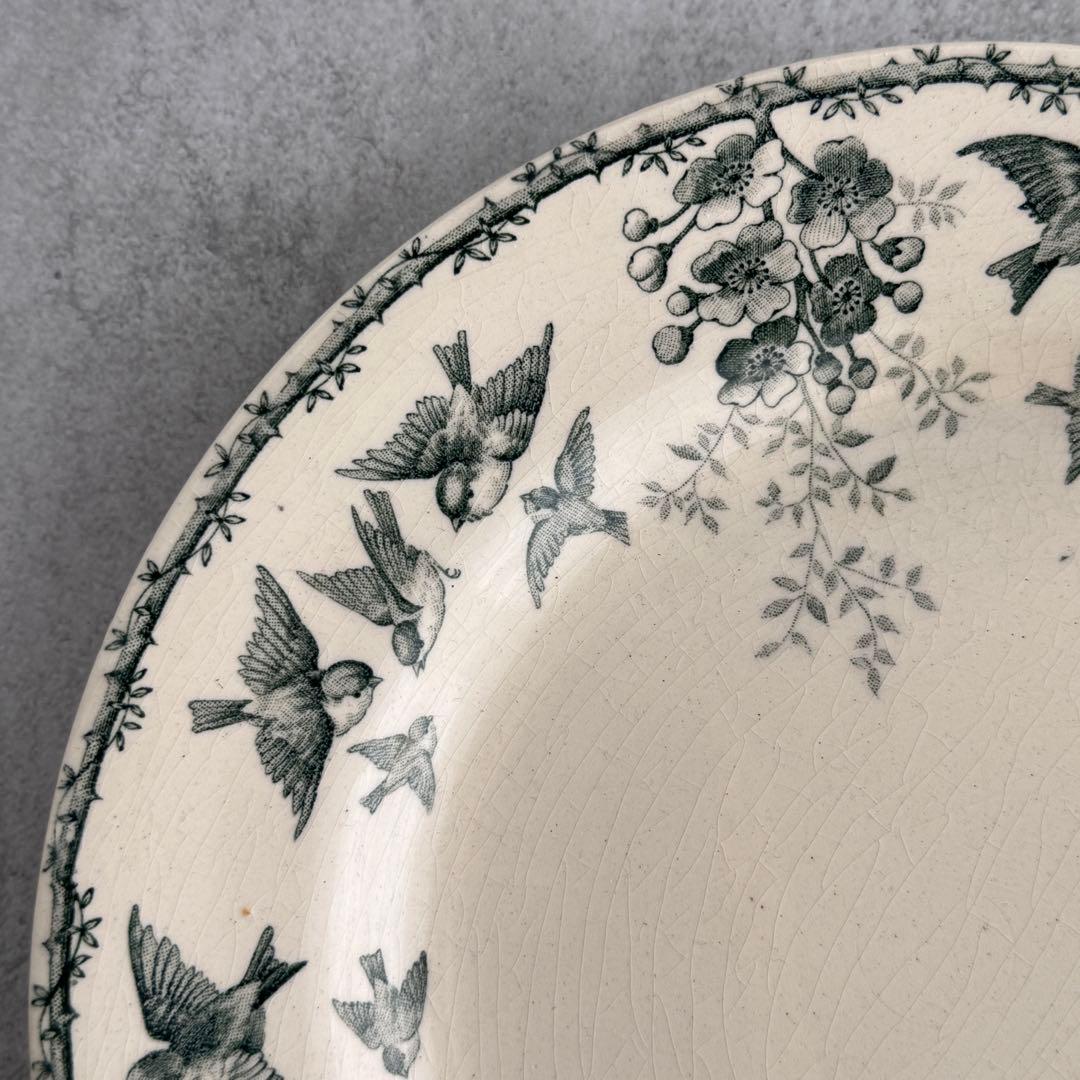 フランスアンティーク ショワジールロウ Montigny デザート皿 - メルカリ