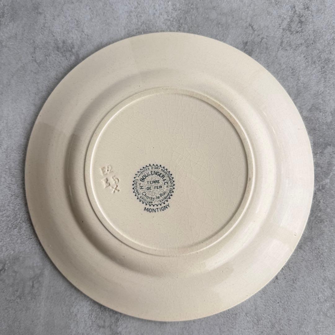 フランスアンティーク ショワジールロウ Montigny デザート皿 - メルカリ