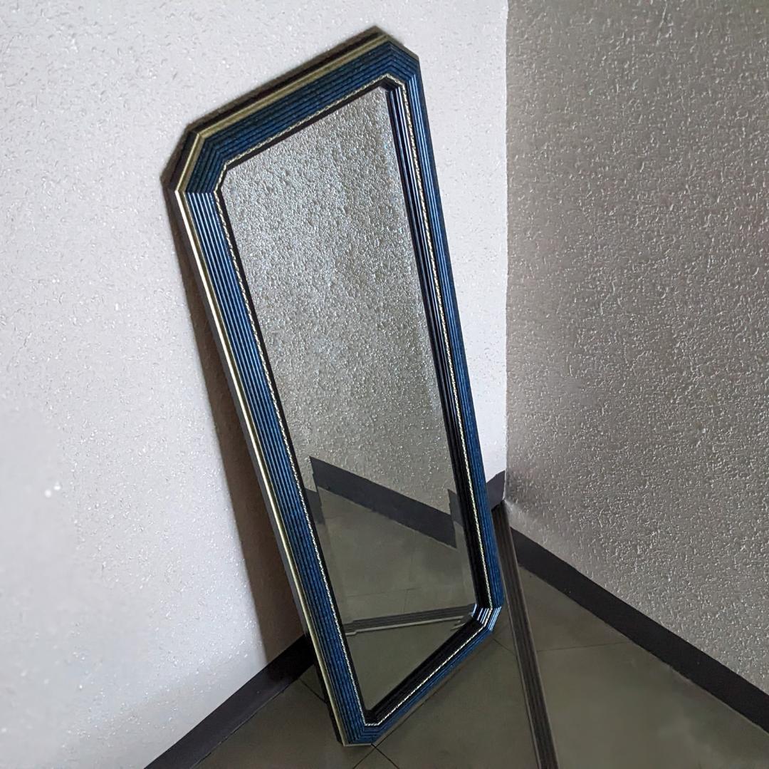 ヴィンテージ 90s イタリア製 ウォールミラー 壁掛け鏡 デコラティブ バブル