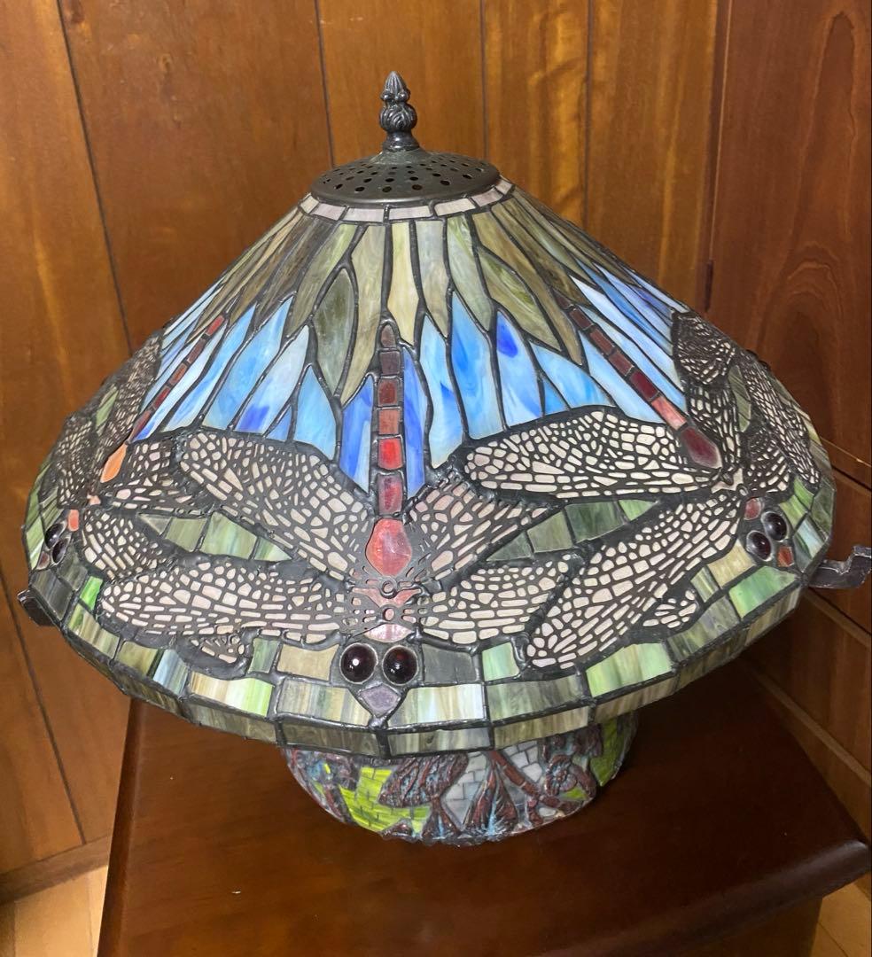 ティファニーステンドグラス レプリカランプ ドラゴンフライ トンボ
