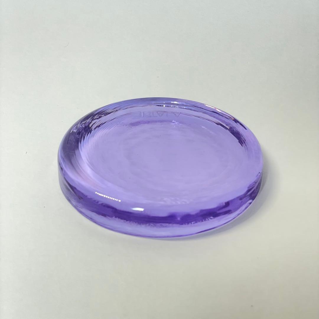 イッタラ　ガラストレイ　ライトライラック　ノベルティ