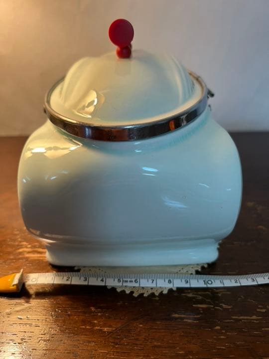 アンティーク　蓋物小物入れ