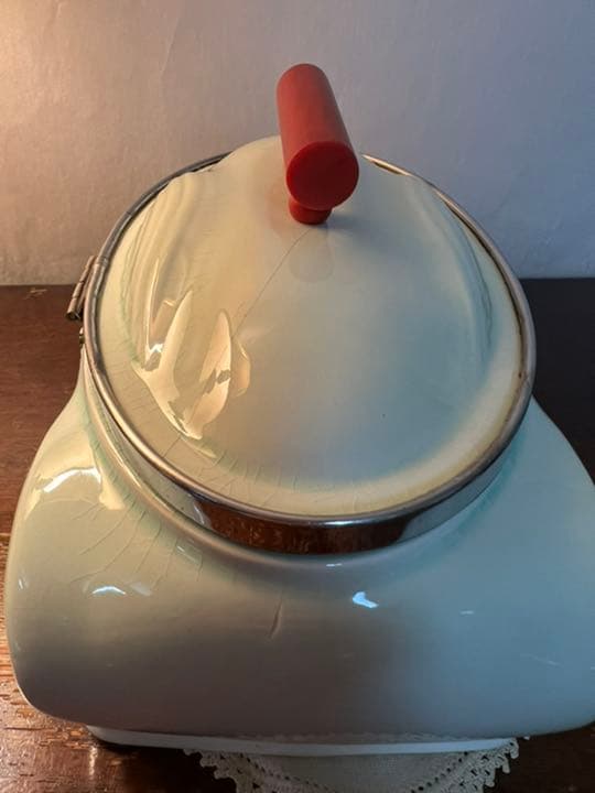 アンティーク　蓋物小物入れ