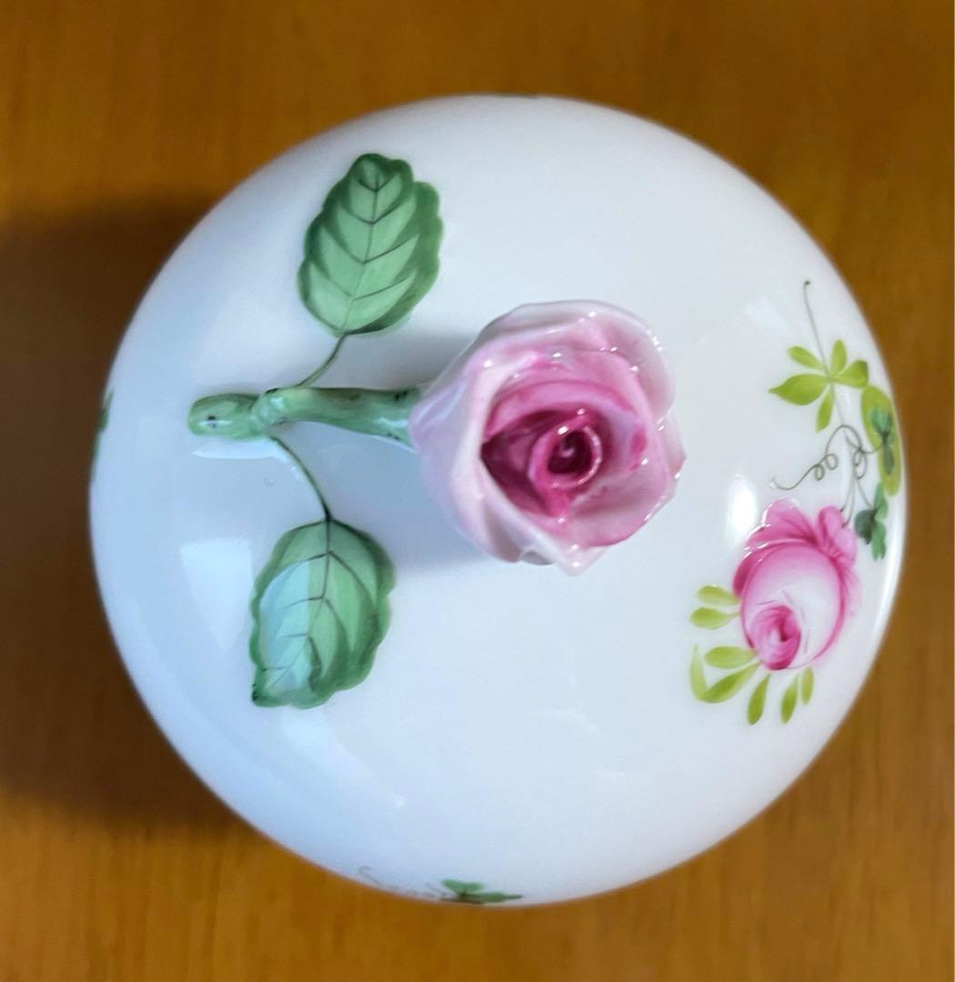 新品未使用 ヘレンド ウィーンの薔薇 マルボンボン ボンボニエール