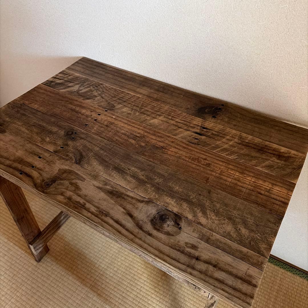 古材テーブル　デスク