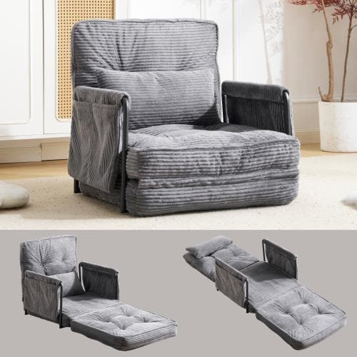 ソファー ソファーベッド 座椅子 6段調整可能 3WAY 1人掛け シンプル ベ