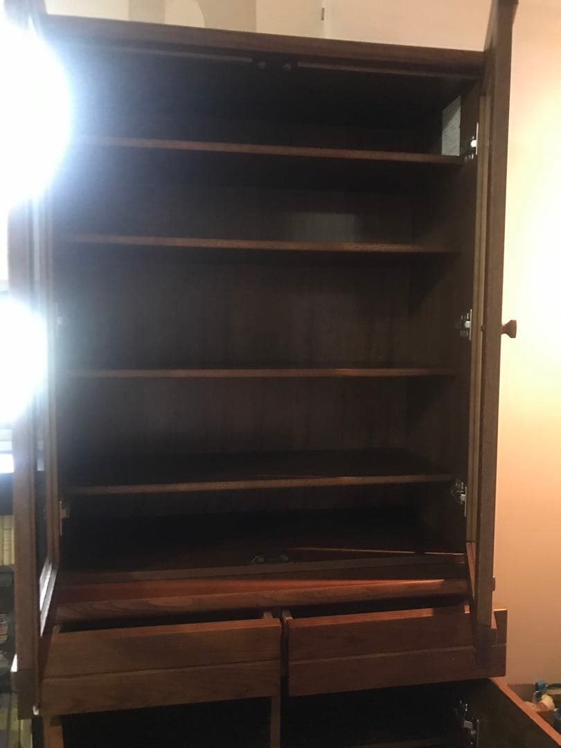 飾り棚　食器棚　ダイニングボード　グラバー　天然木無垢材　みかみ家具工芸