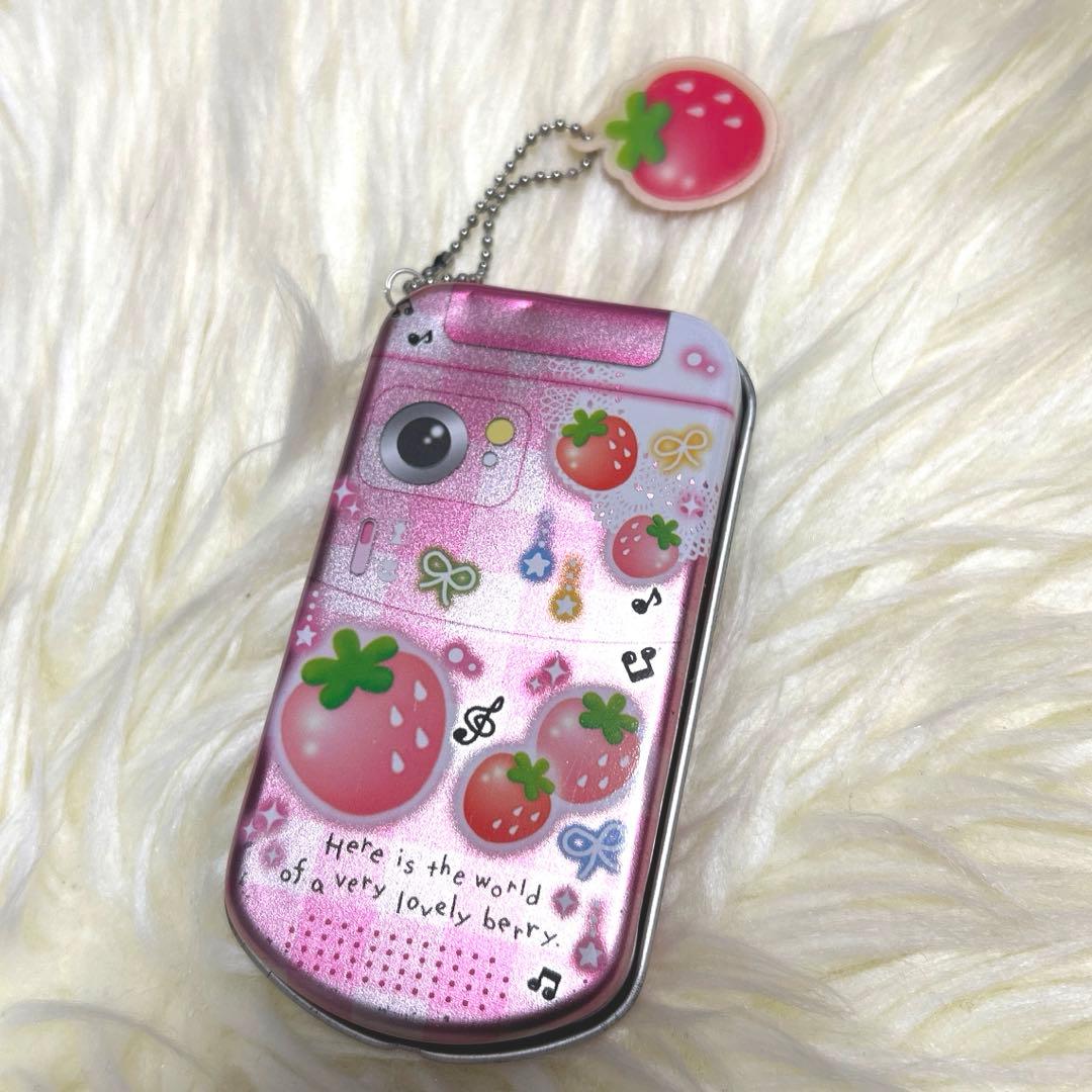 激レア】ケイタイ型 メモ イチゴ 廃盤