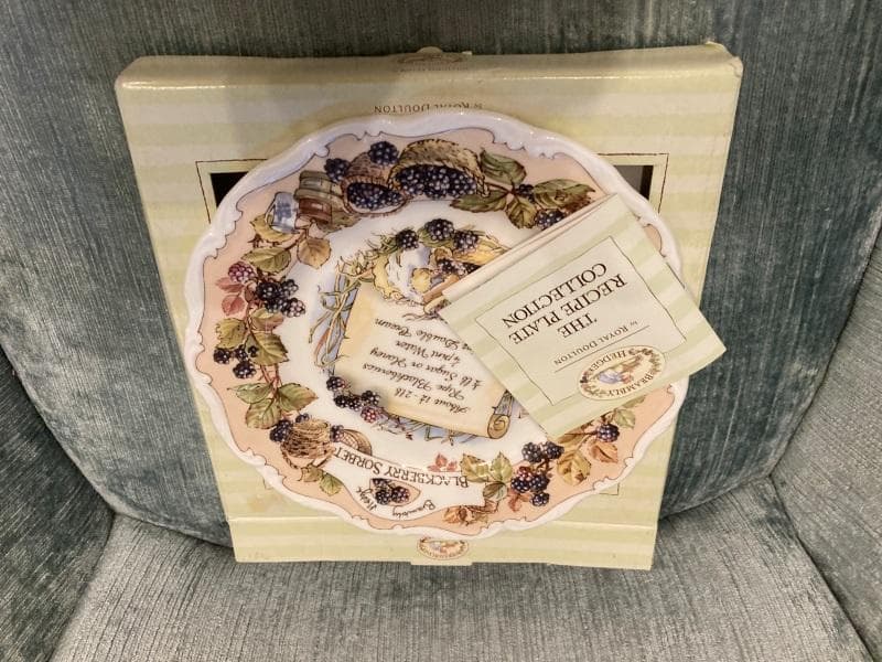 ブランブリー ヘッジ ブラックベリータルト お皿 レシピ プレート ブランベリー