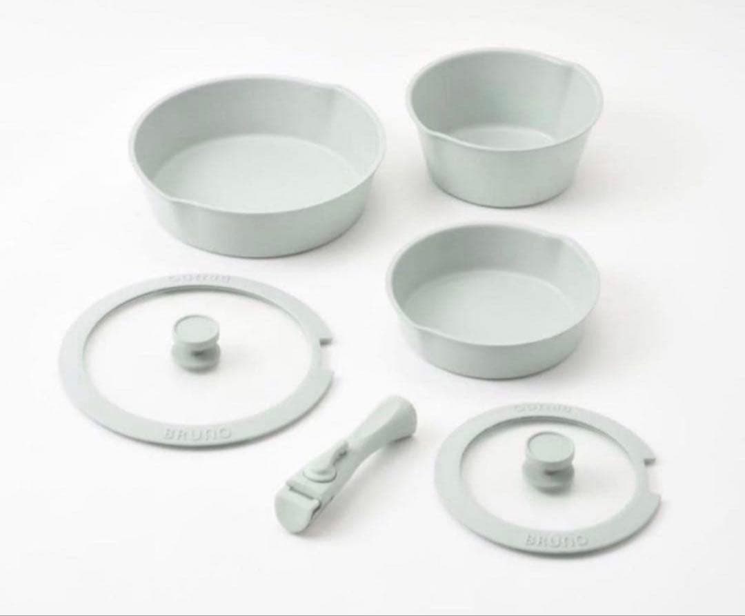 BRUNO フライパン6点セット　ネイビー