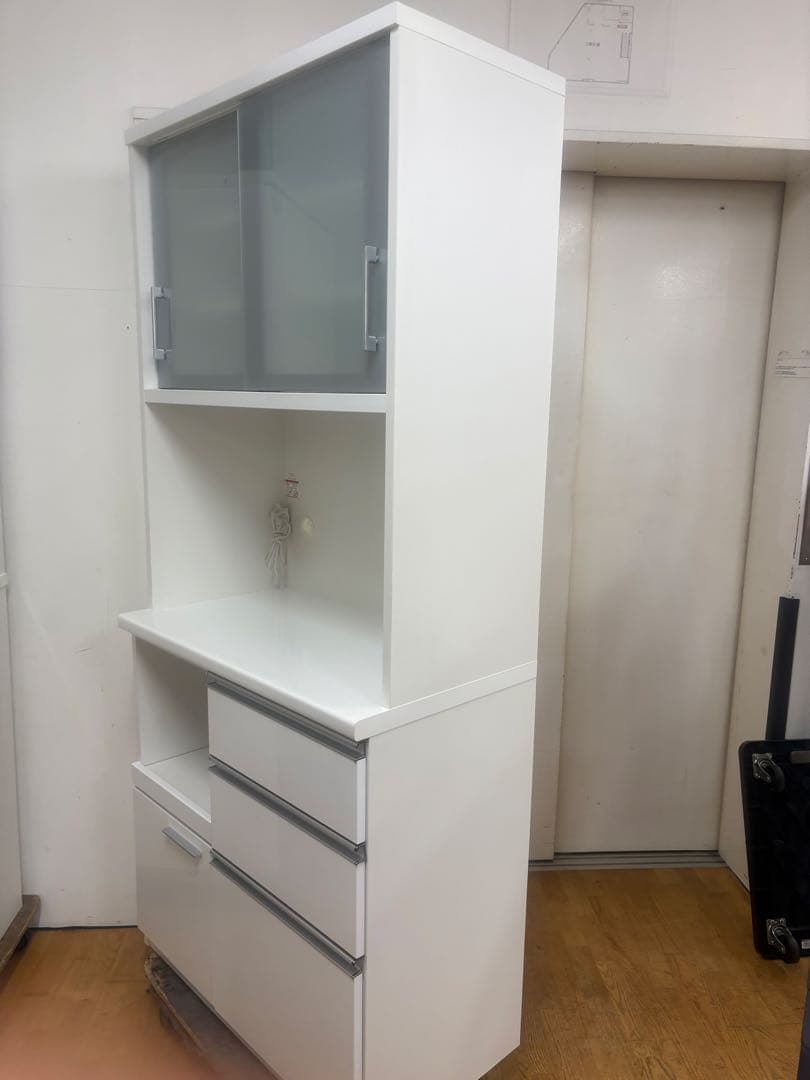 M129 MATSUDA レンジボード　上下分割可能 幅880mm ホワイト