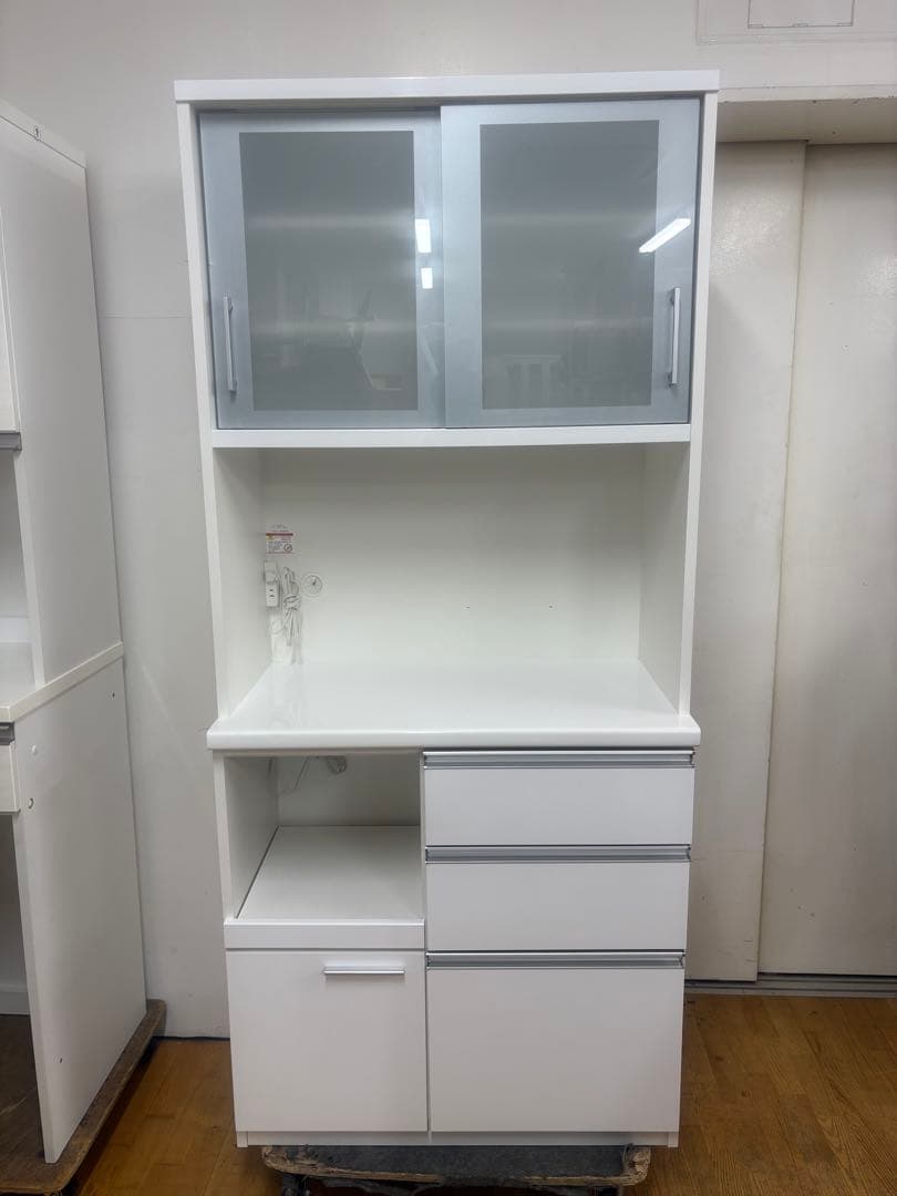 M129 MATSUDA レンジボード　上下分割可能 幅880mm ホワイト