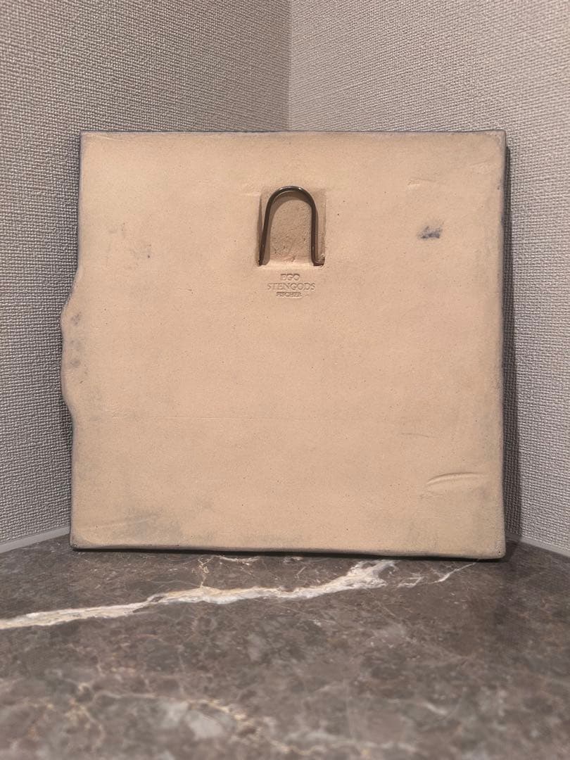 \"美品・ヴィンテージ\" 陶板 「ウィリーフィッシャー」ブルーの魚20cm EGO