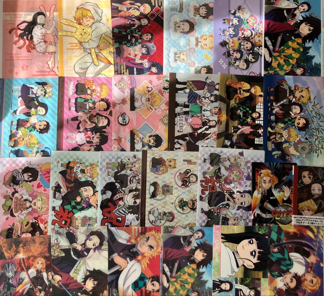 鬼滅の刃 クリアファイル 冨岡義勇 煉獄杏寿郎 時透無一郎 宇髄天元