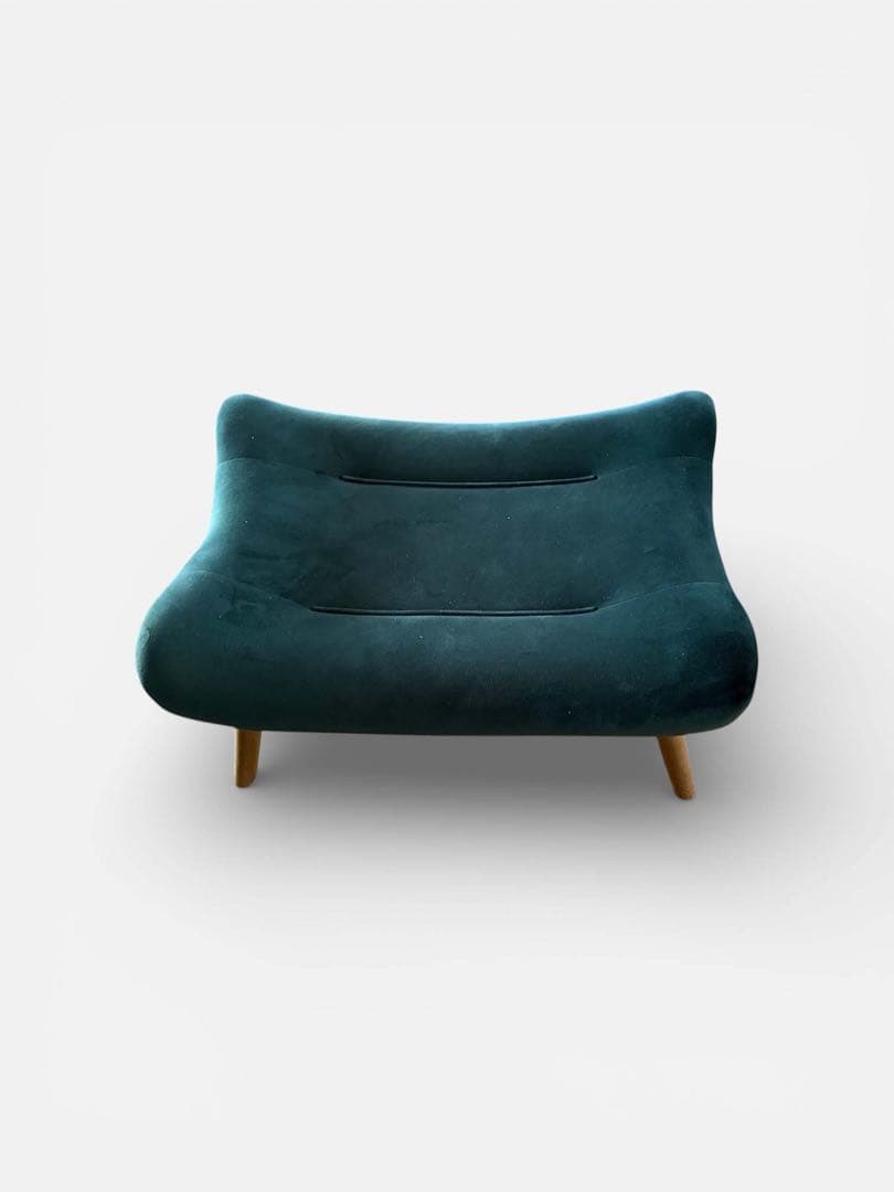 CAGUUU オットマン ベルベット グリーン