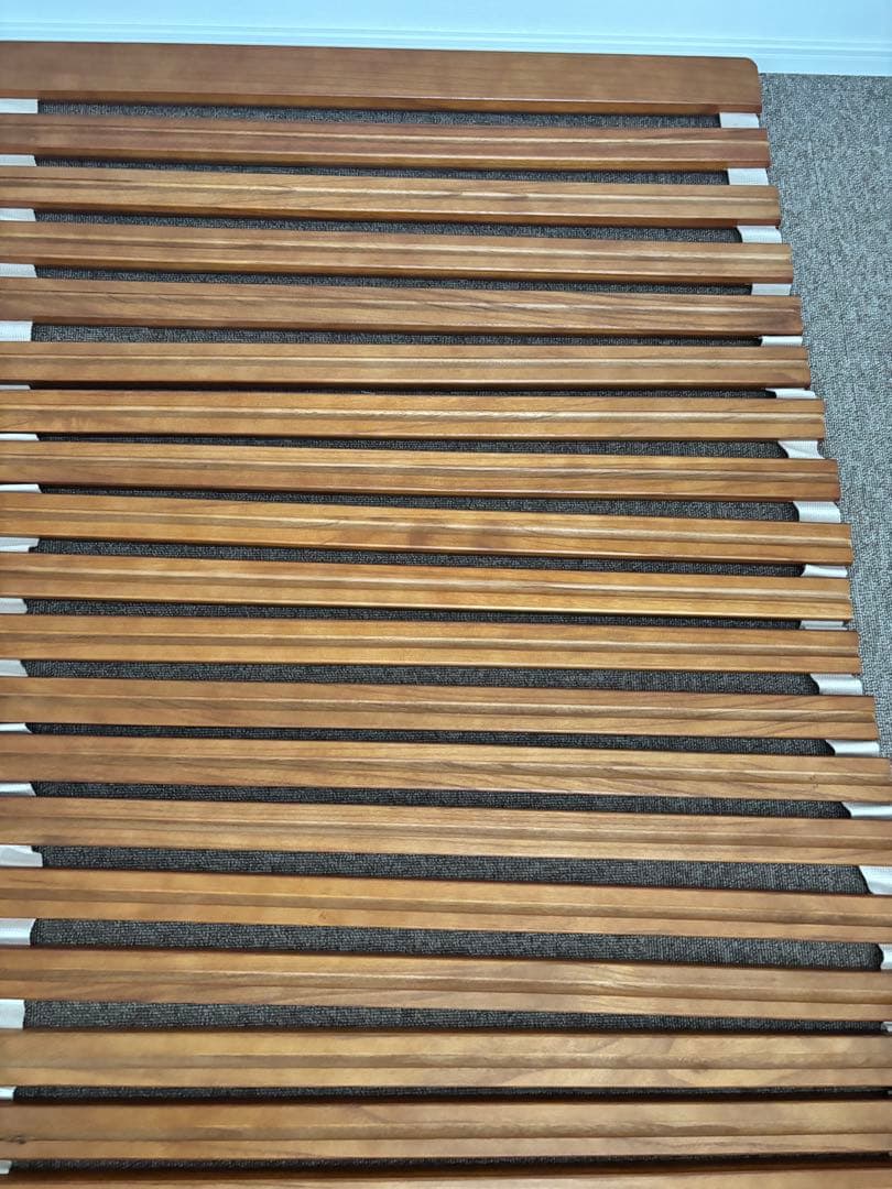 木製スノコベッド オスモス　ロール式