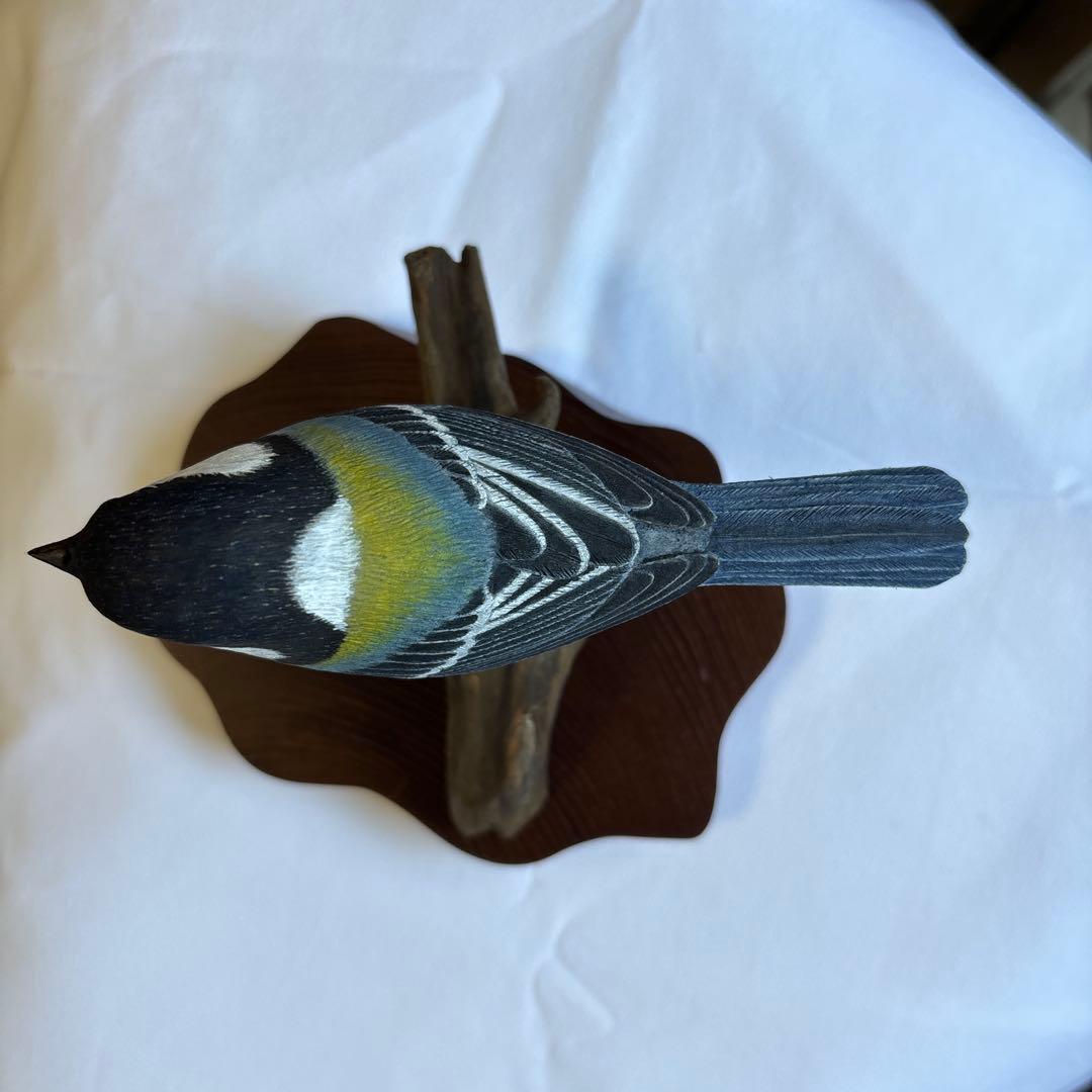 バードカービング　シジュウカラ