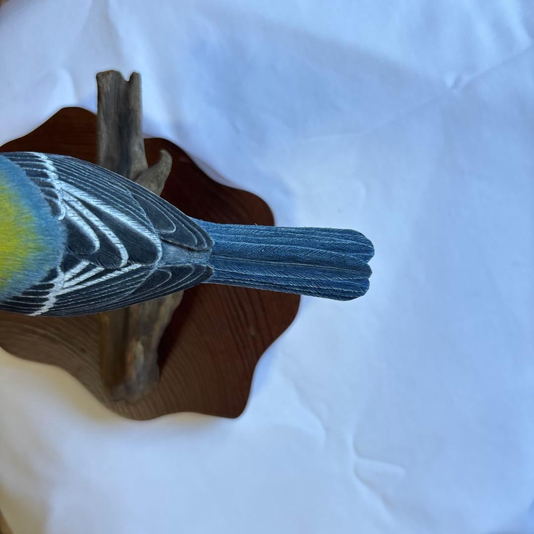 バードカービング　シジュウカラ