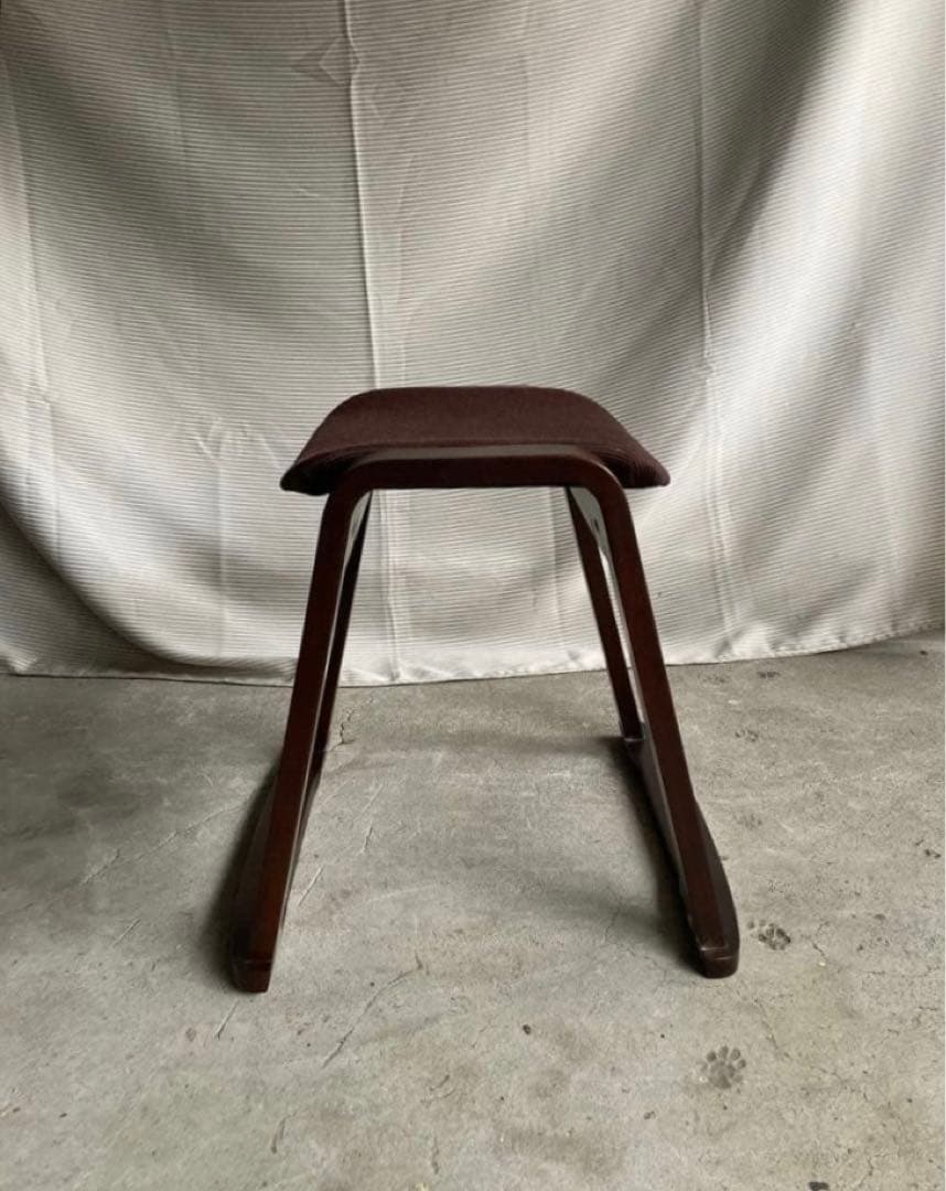 古道具　木工スツール