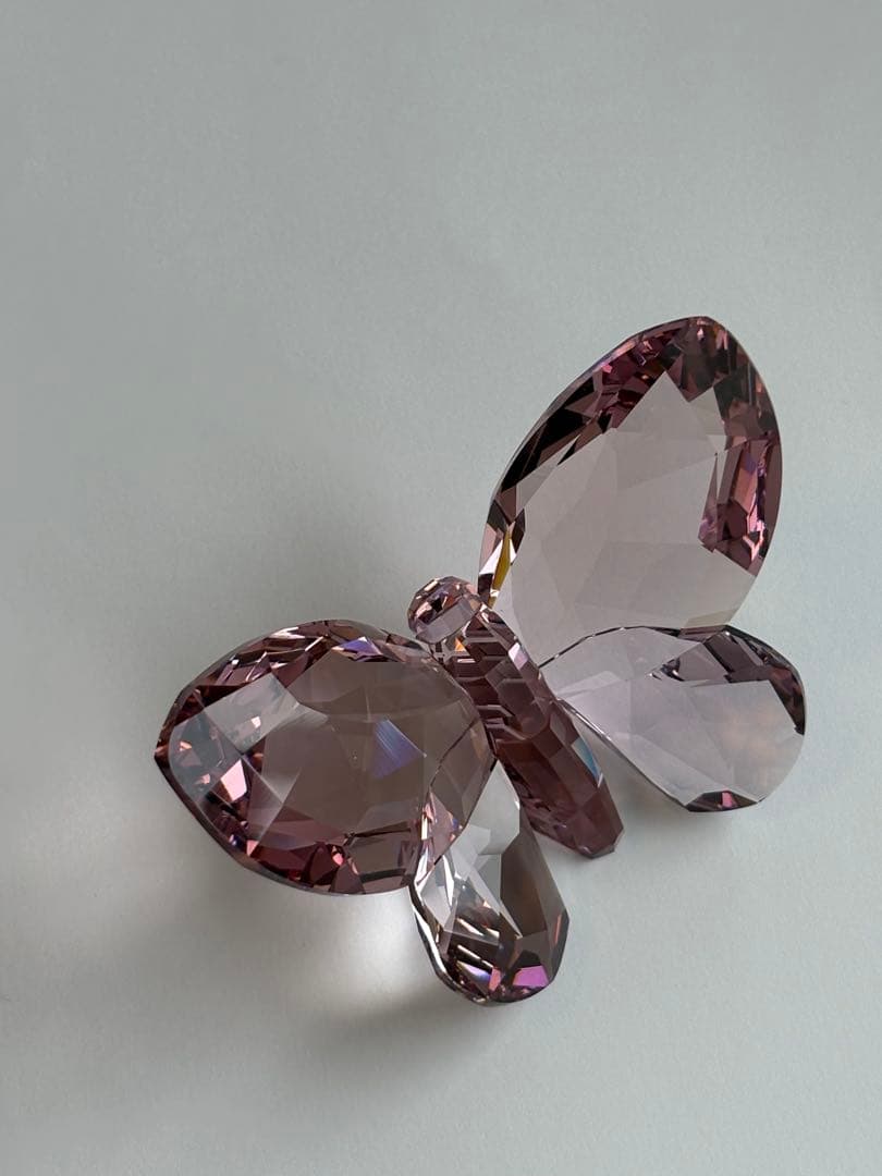 新品未使用 Swarovski スワロフスキー クリスタル バタフライ 蝶の置物