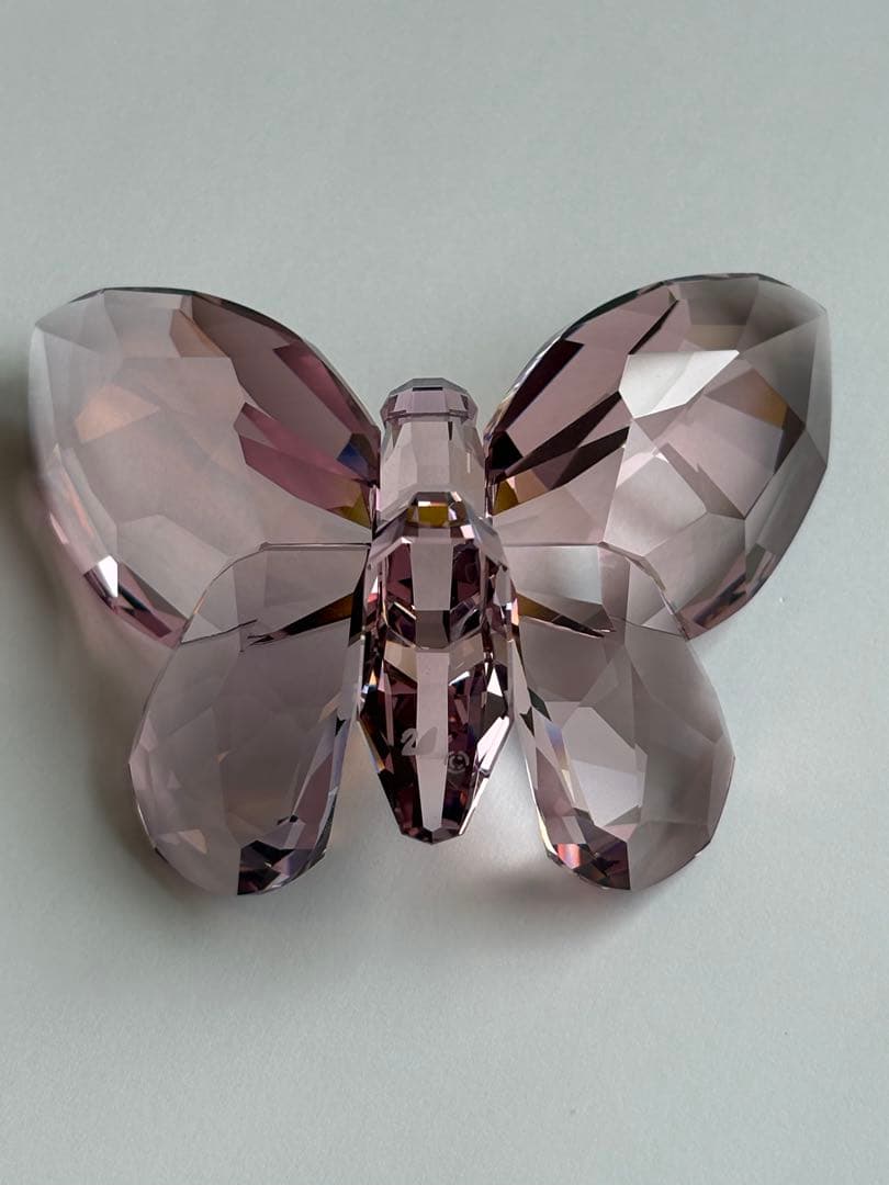 新品未使用 Swarovski スワロフスキー クリスタル バタフライ 蝶の置物