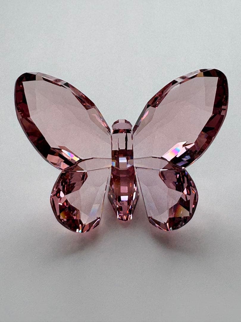 新品未使用 Swarovski スワロフスキー クリスタル バタフライ 蝶の置物