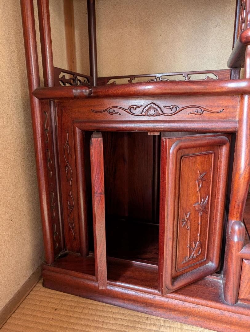 木製茶棚　和箪笥　飾り棚