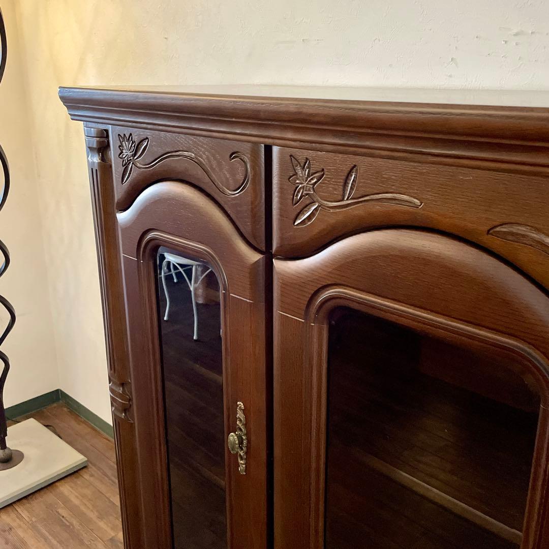 r199 高級感あふれる重厚なデザイン 和モダン熊本タンス サイドボード