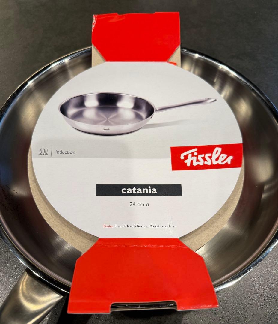 【蓋付き】Fissler ステンレスフライパン カターニャ24cm