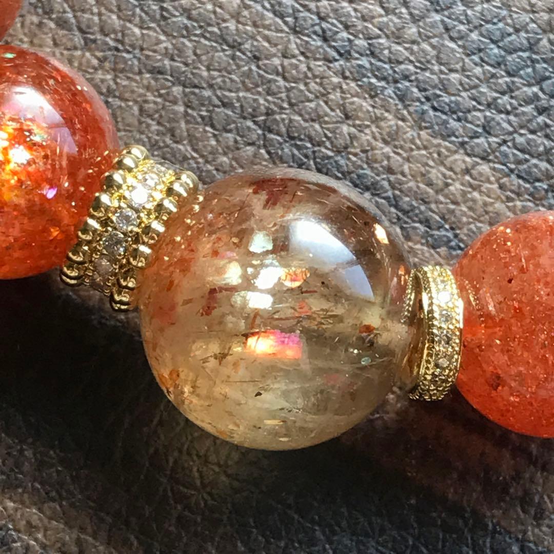 サンストーン 大玉デザイン❣️15.8cm