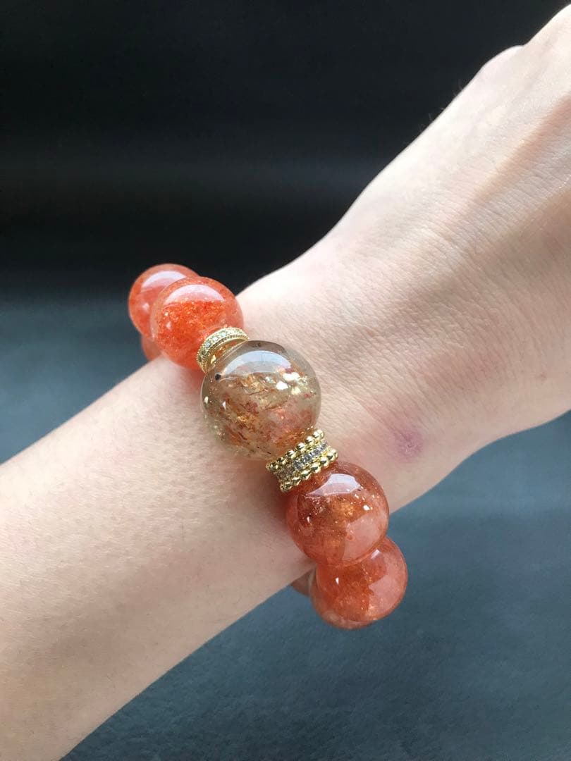 サンストーン 大玉デザイン❣️15.8cm