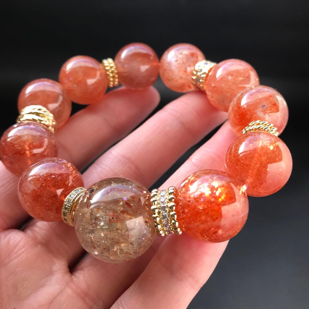 サンストーン 大玉デザイン❣️15.8cm