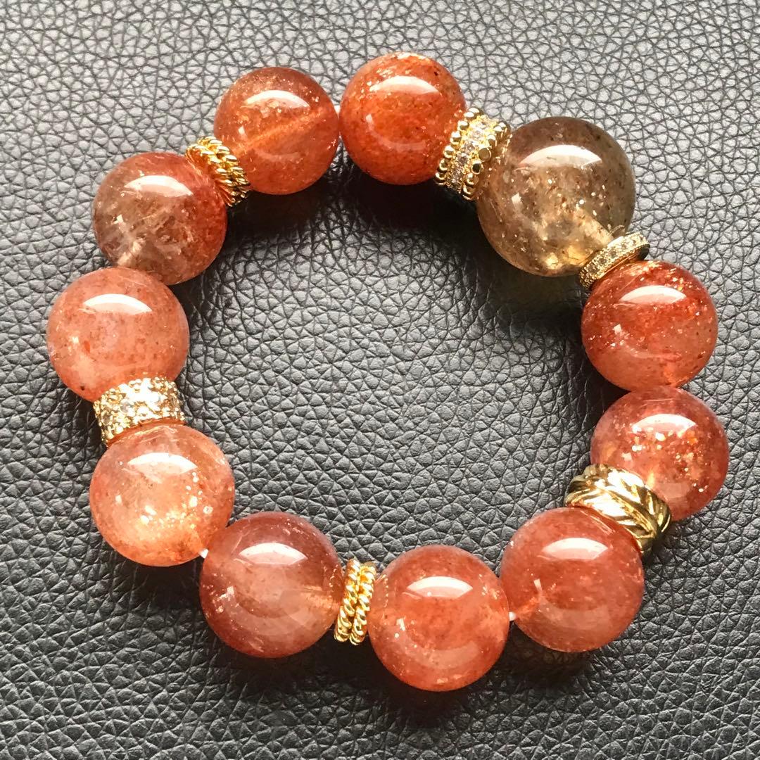 サンストーン 大玉デザイン❣️15.8cm